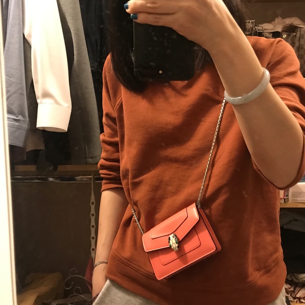 New Authentic Bulgari forever serpenti wallet